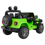 Elektrické autíčko Jeep Wrangler Rubicon Lift 4x4, 24V - zelené